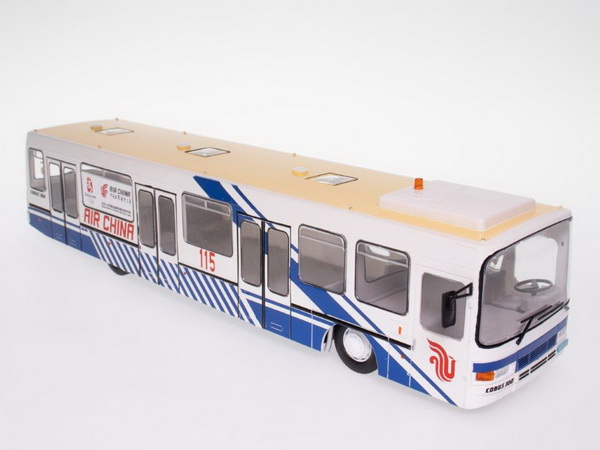 автобус cobus 3000 airport bus "air china" 1992 white/blue BC119 Модель 1:43